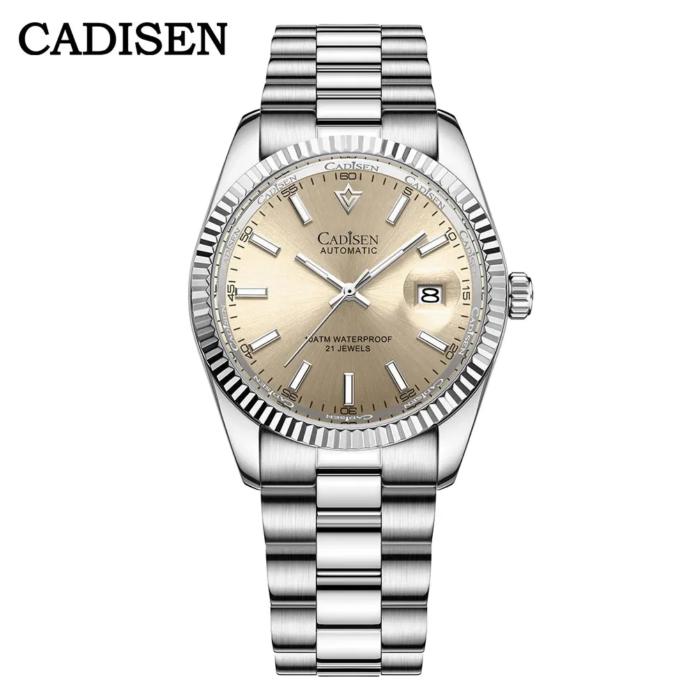 Montre Cadisen C8214 Automatique 40 mm – Or clair