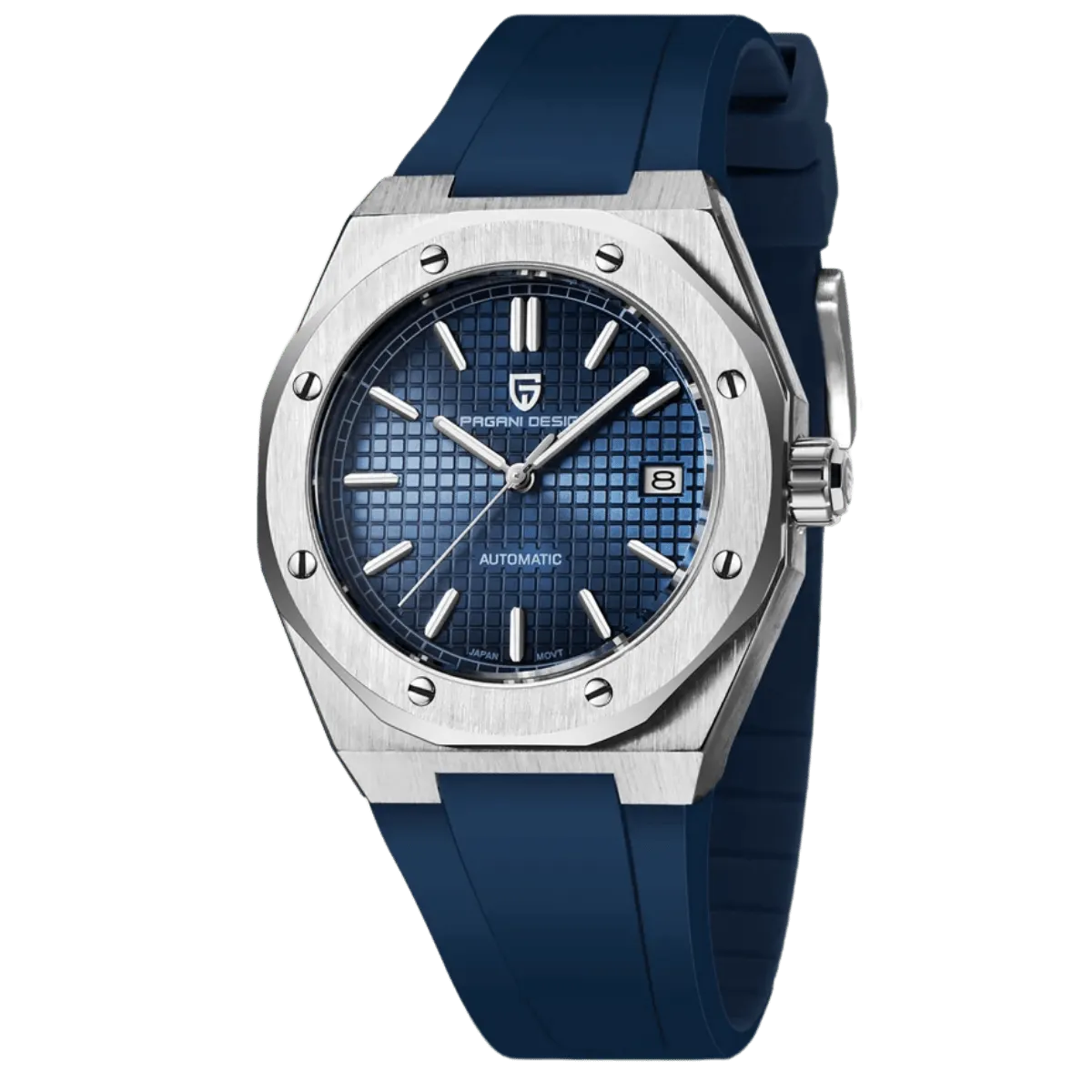 Montre Pagani Design PD-1673 Automatique 40 mm – Bleu / NH35 / Caoutchouc