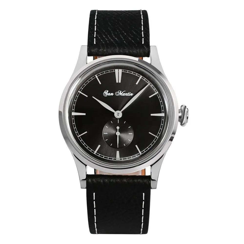 Montre San Martin 6004 Quartz 38 mm – Noir