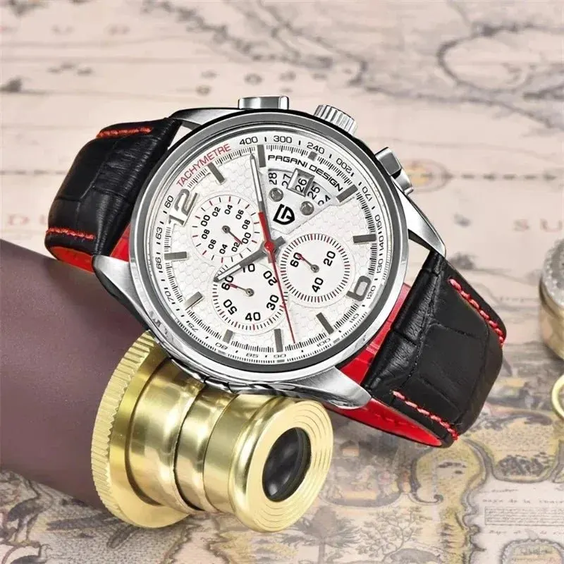 Montre Pagani Design Quartz 44 mm – Blanc