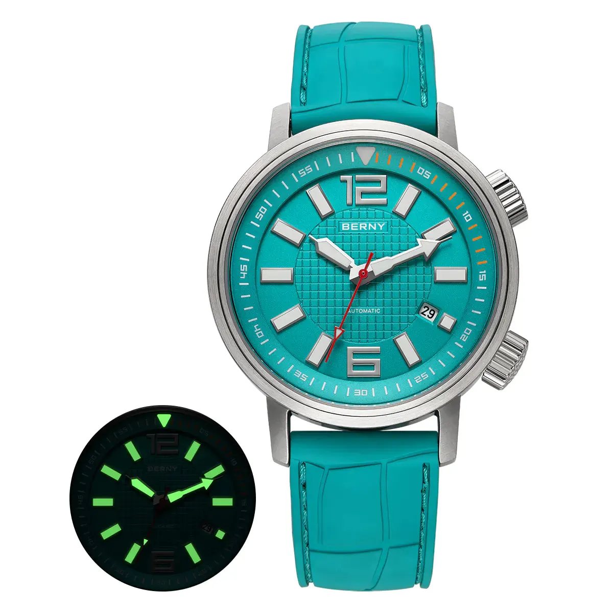Montre Berny AM181M Automatique – Vert / Vert