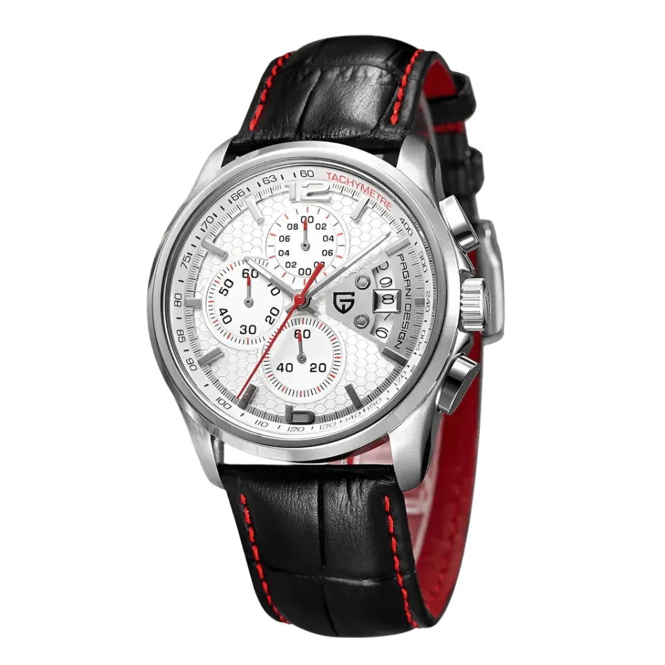 Montre Pagani Design Quartz 44 mm – Blanc