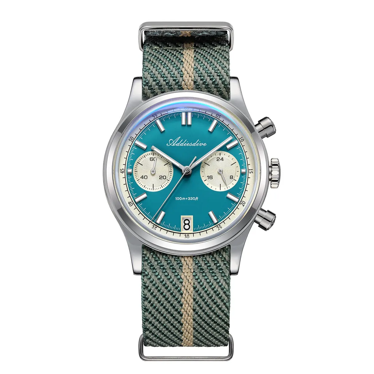 Montre Addiesdive AD2095 Méca-quartz 38 mm – Bleu