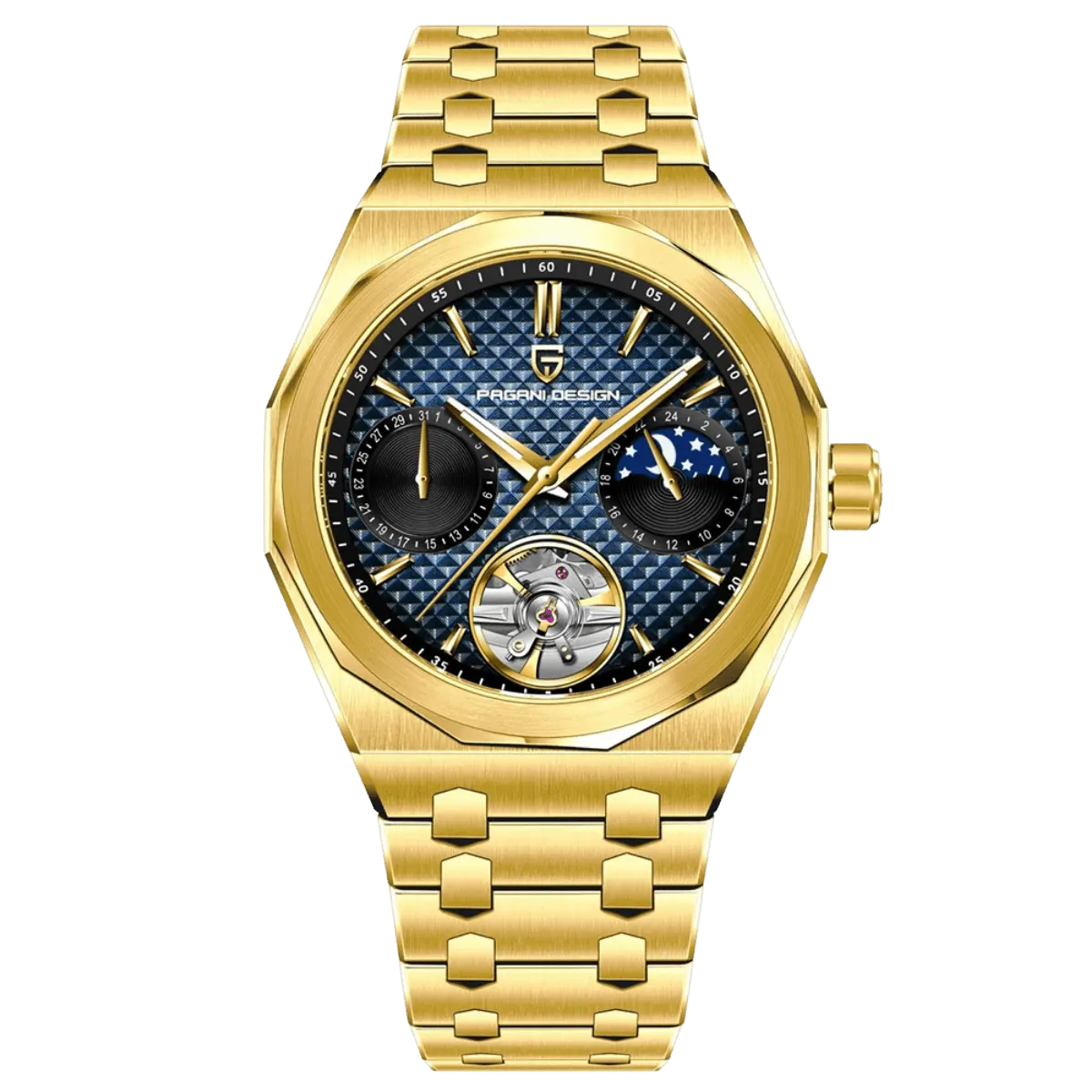 Montre Pagani Design PD-YS036 Automatique 42 mm – Or bleu