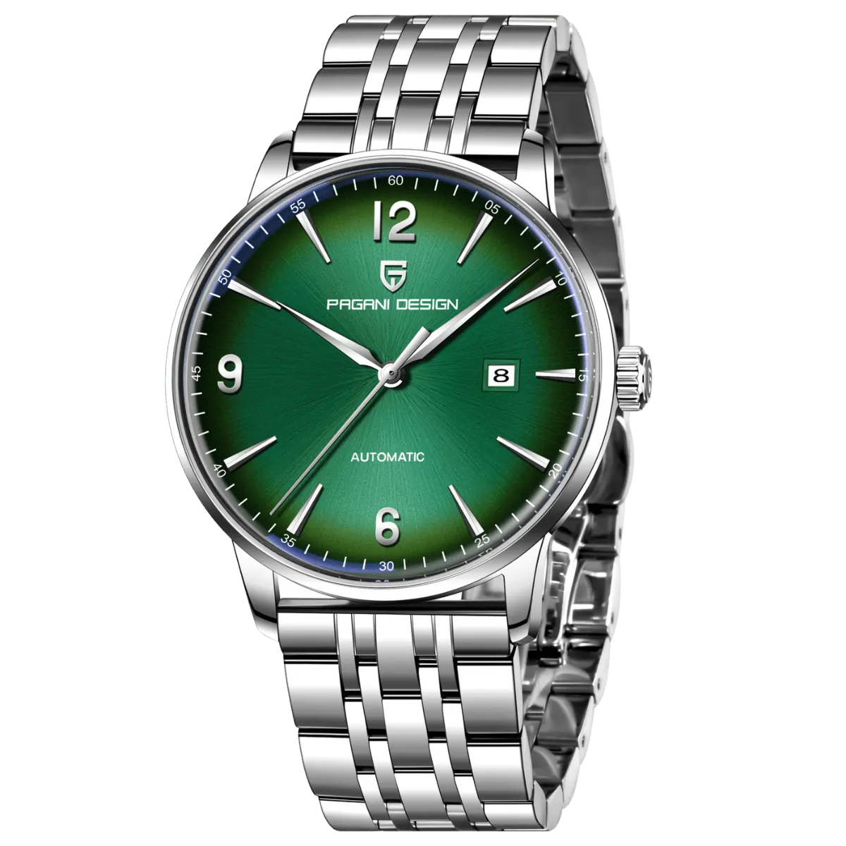 Montre Pagani Design PD-1832 Automatique 42 mm – Vert / Acier