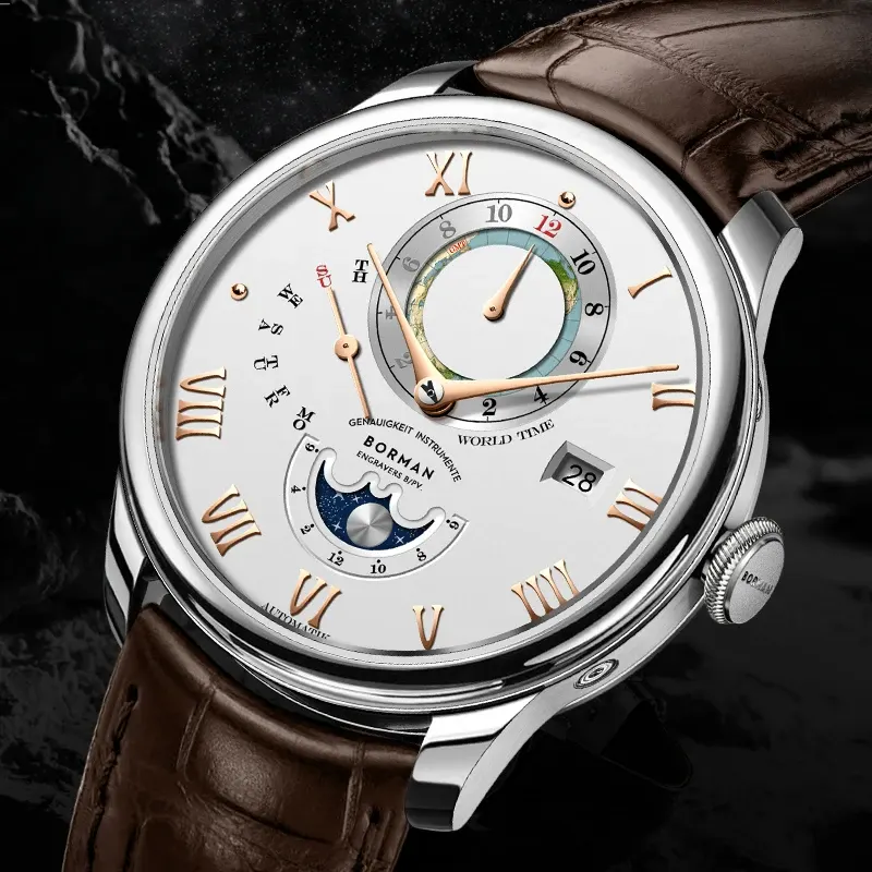 Montre Borman Automatique 40 mm – Argent