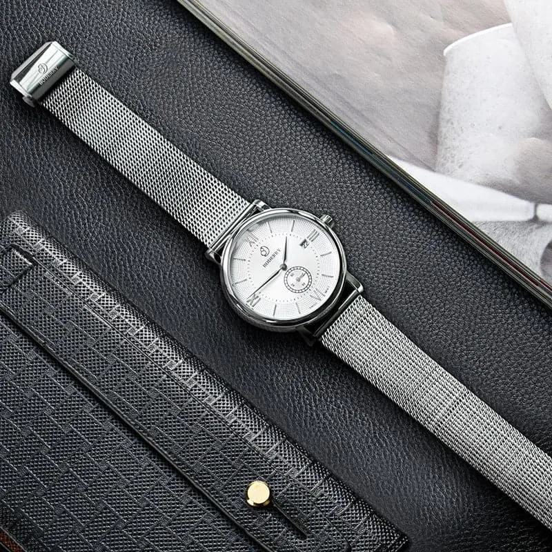 Montre Boderry Quartz 40 mm – Cuir