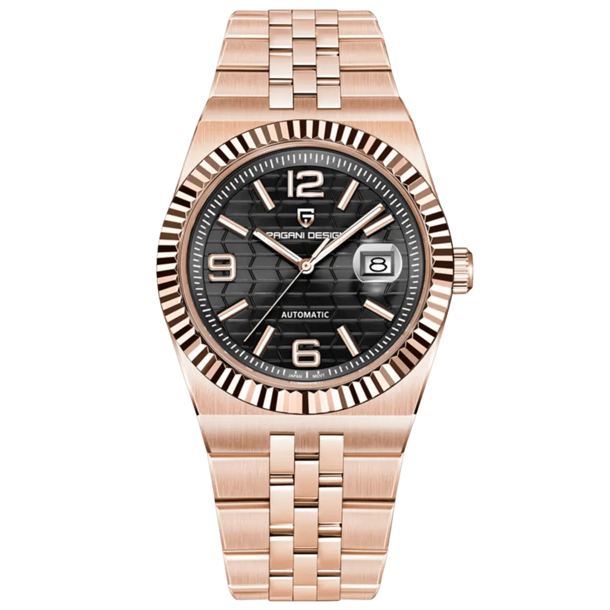 Montre Pagani Design PD-YS027 Automatique 40,5 mm – Réf. PD-YS027-FULLGOLDBLACK