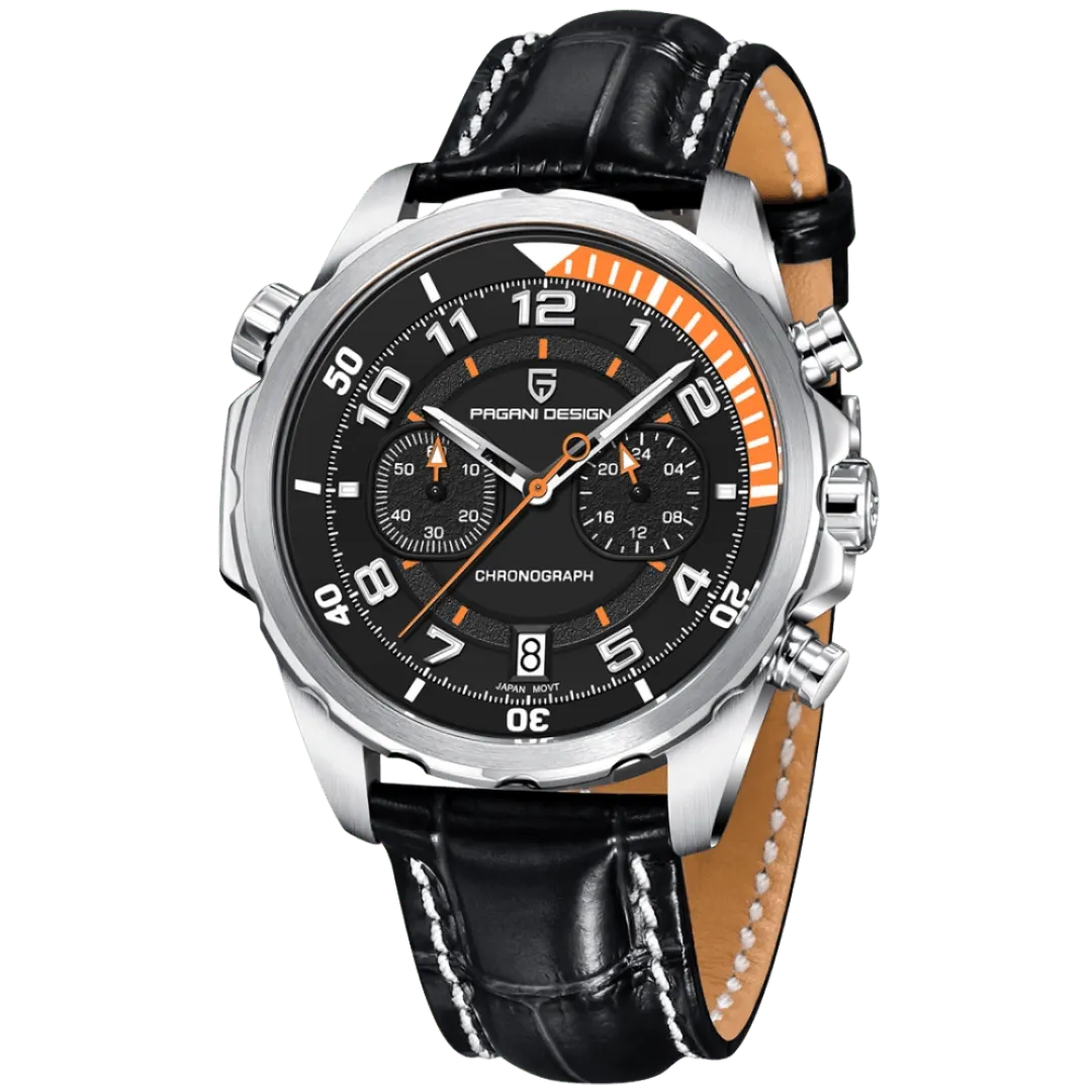 Montre Pagani Design PD-1811 Méca-quartz 44 mm – Noir