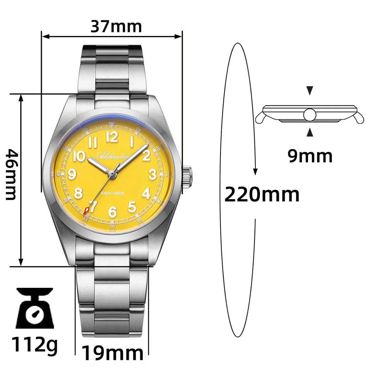 Montre Addiesdive AD2521 – Violet