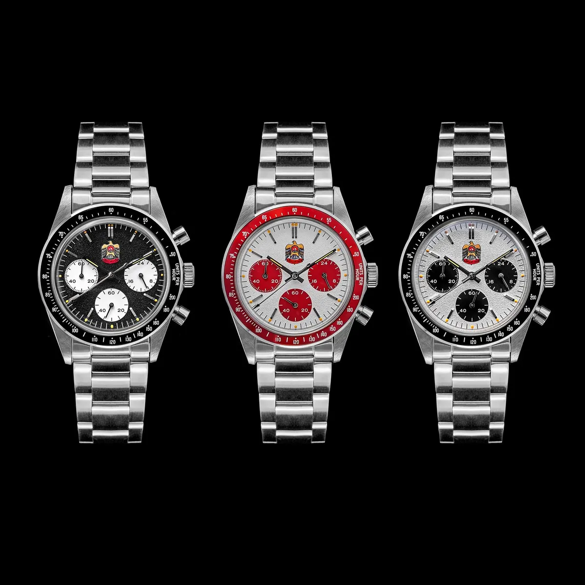 Montre Thorn T010 Méca-quartz 37 mm – Cadran blanc · Lunette noire