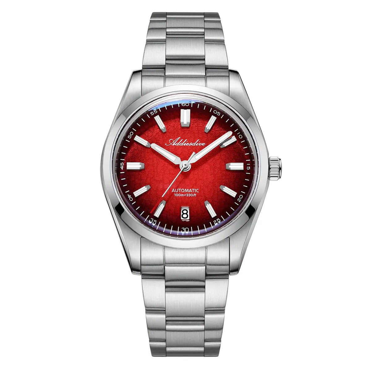Montre Addiesdive AD2091 Automatique 39 mm – Rouge / 8215