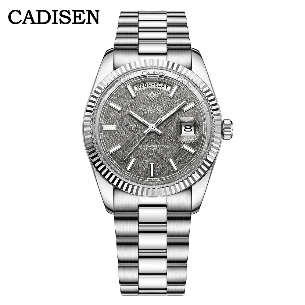 Montre Cadisen C8215 Automatique 40 mm – Gris météorite