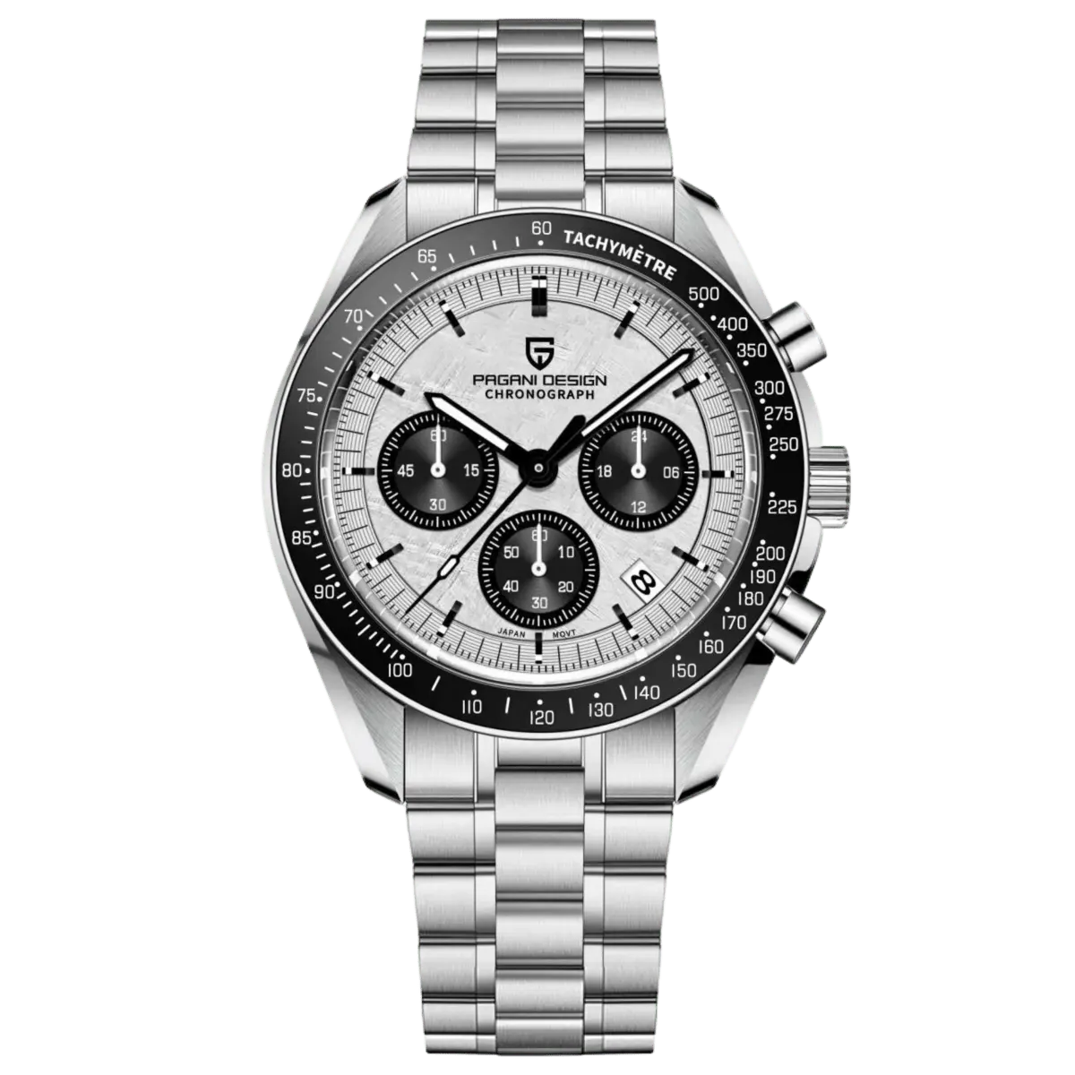 Montre Pagani Design Méca-quartz 40 mm – Gris / Acier