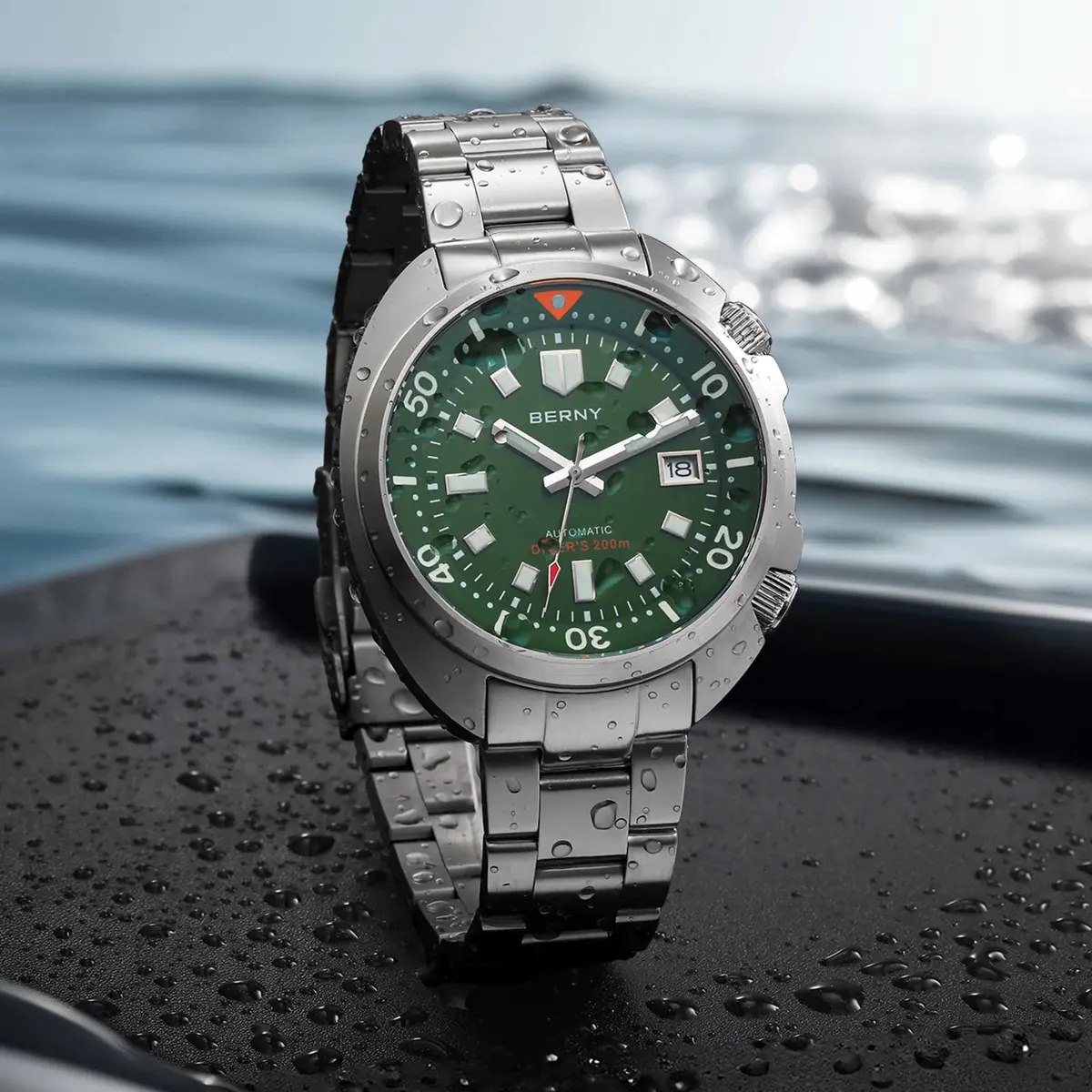 Montre Berny AM1970MS – Vert foncé