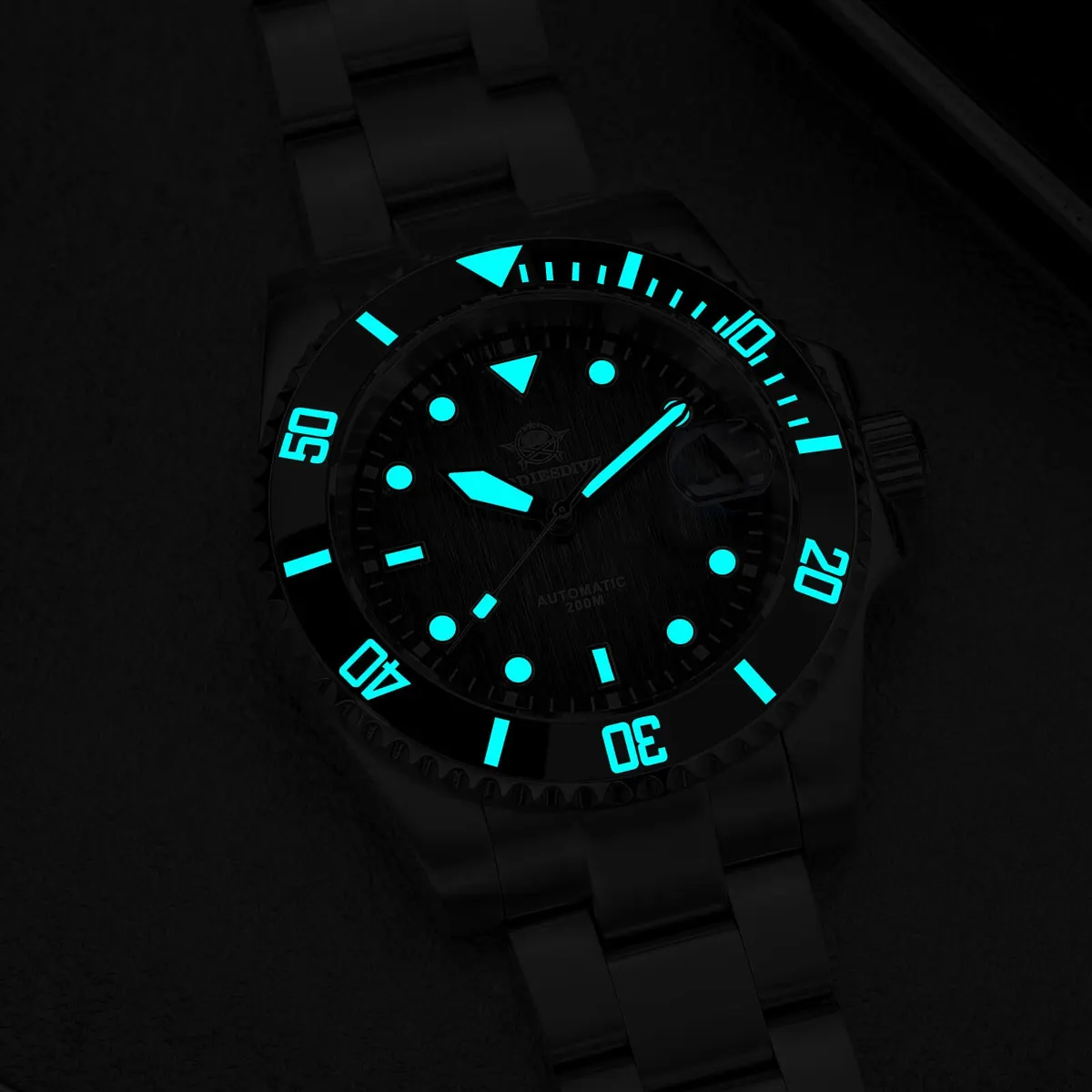 Montre Addiesdive AD2078 – Bleu foncé / NH35