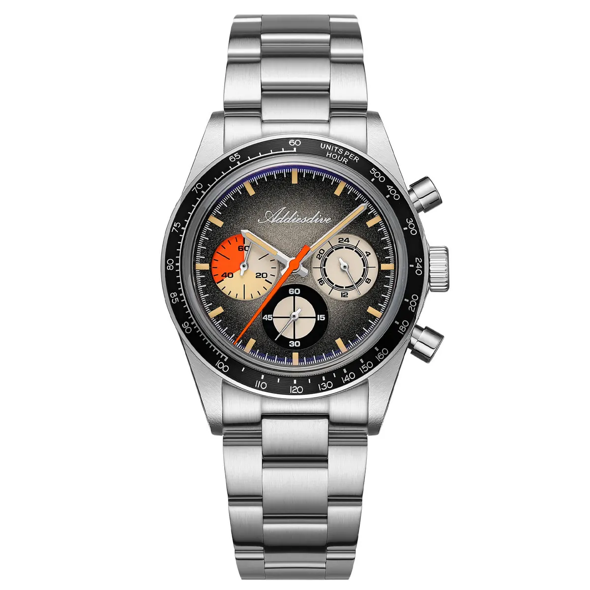 Montre Addiesdive AD2551 Quartz 37 mm – Noir