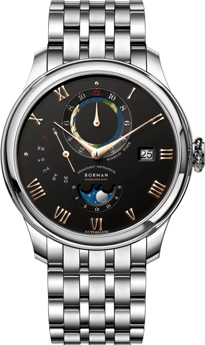 Montre Borman Automatique 40 mm – Argent