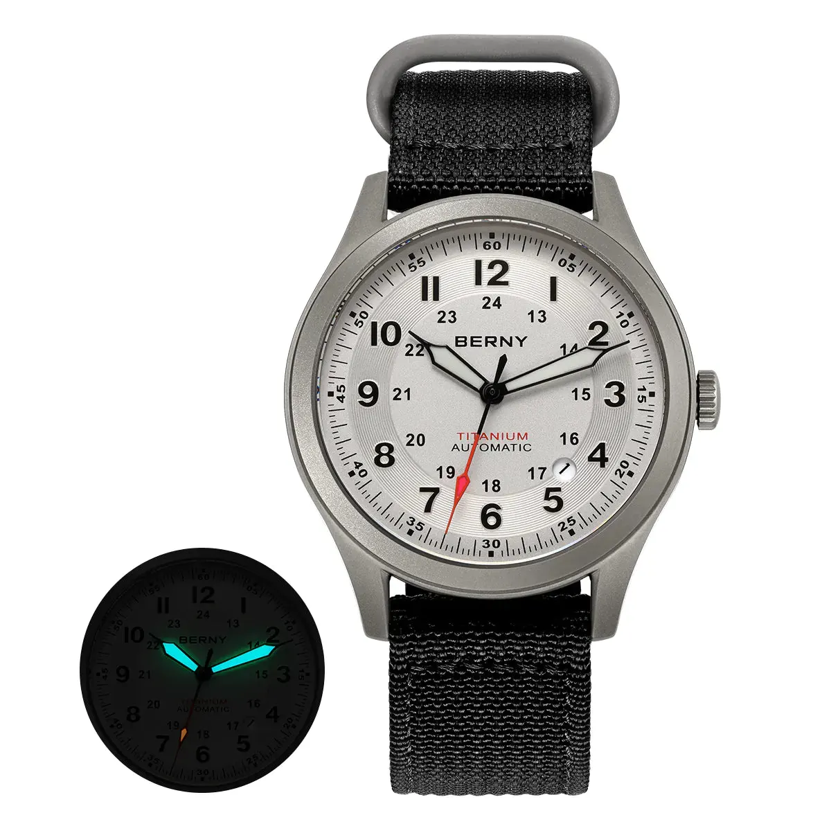 Montre Berny AMT163M Automatique – Blanc