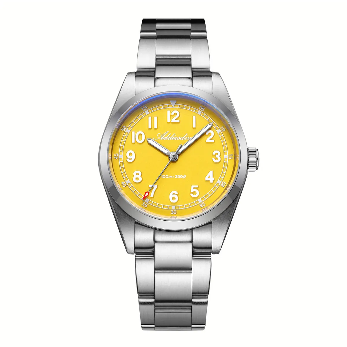 Montre Addiesdive AD2521 Quartz 37 mm – Jaune