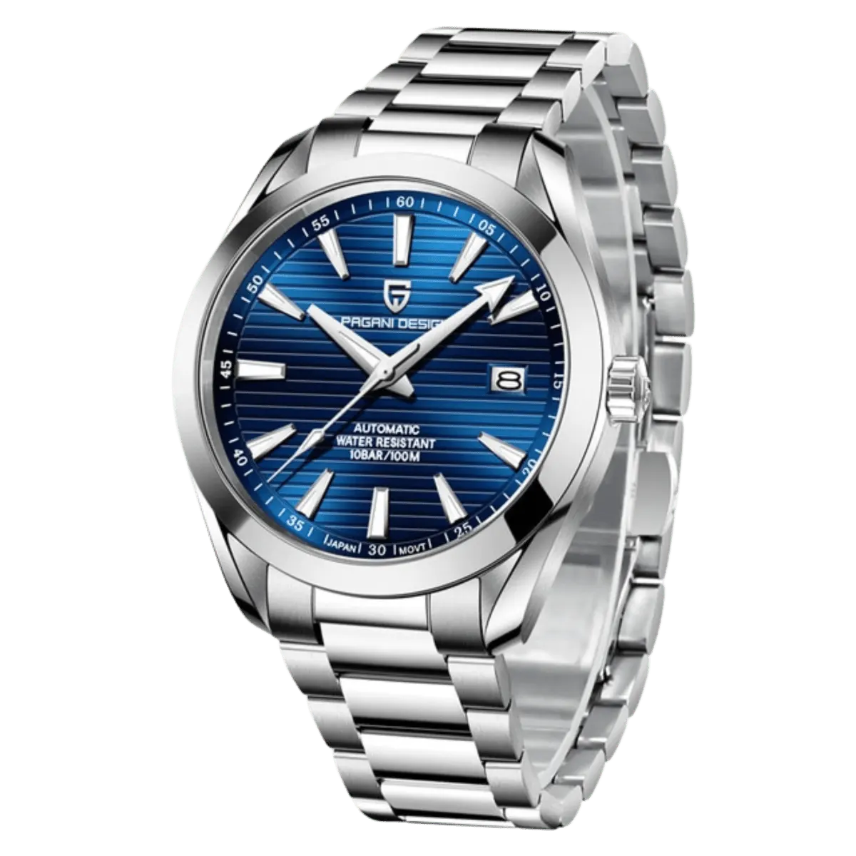 Montre Pagani Design PD-1688 Automatique 40 mm – Bleu / Bracelet Oyster