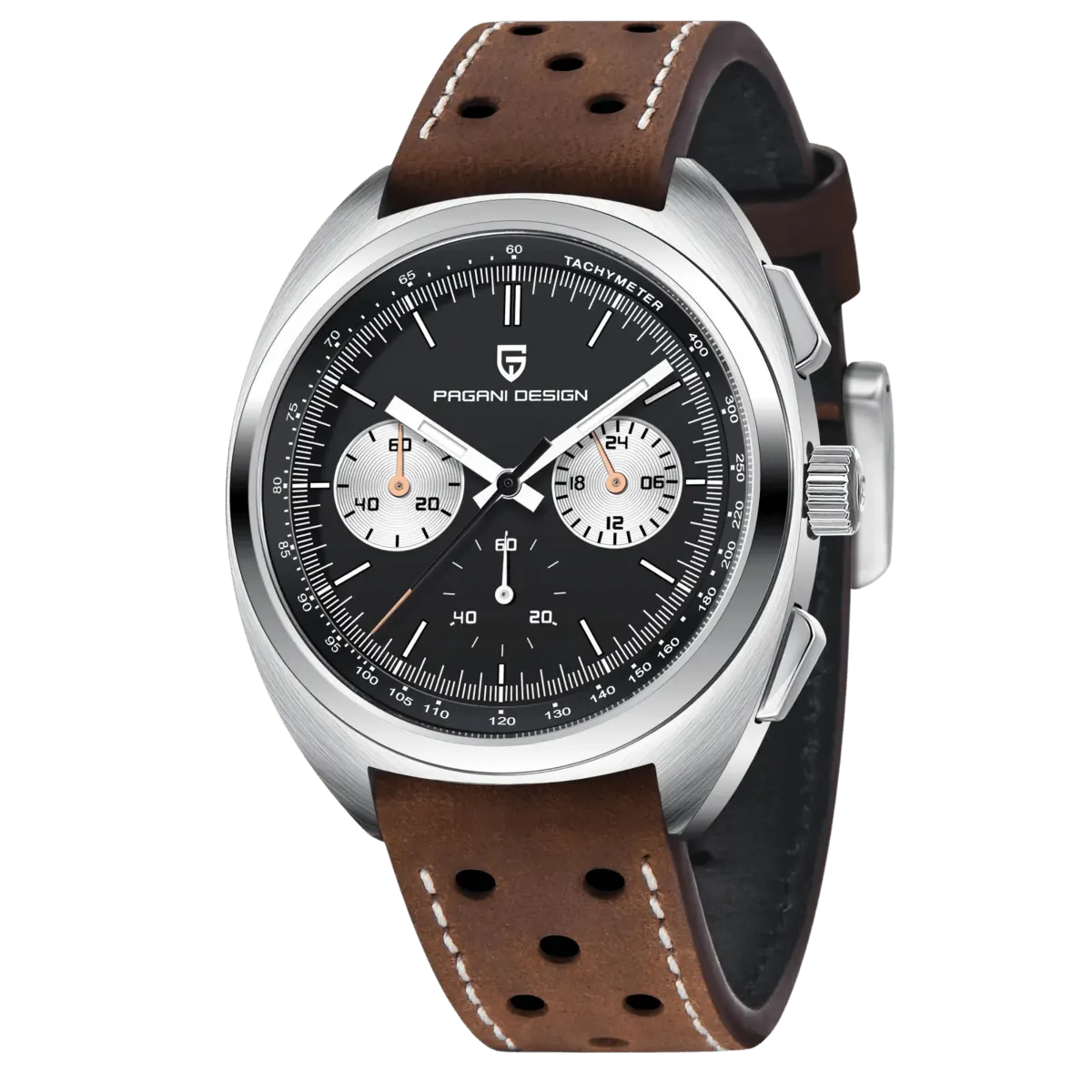 Montre Pagani Design PD-1782 Méca-quartz 39 mm – Noir / Cuir