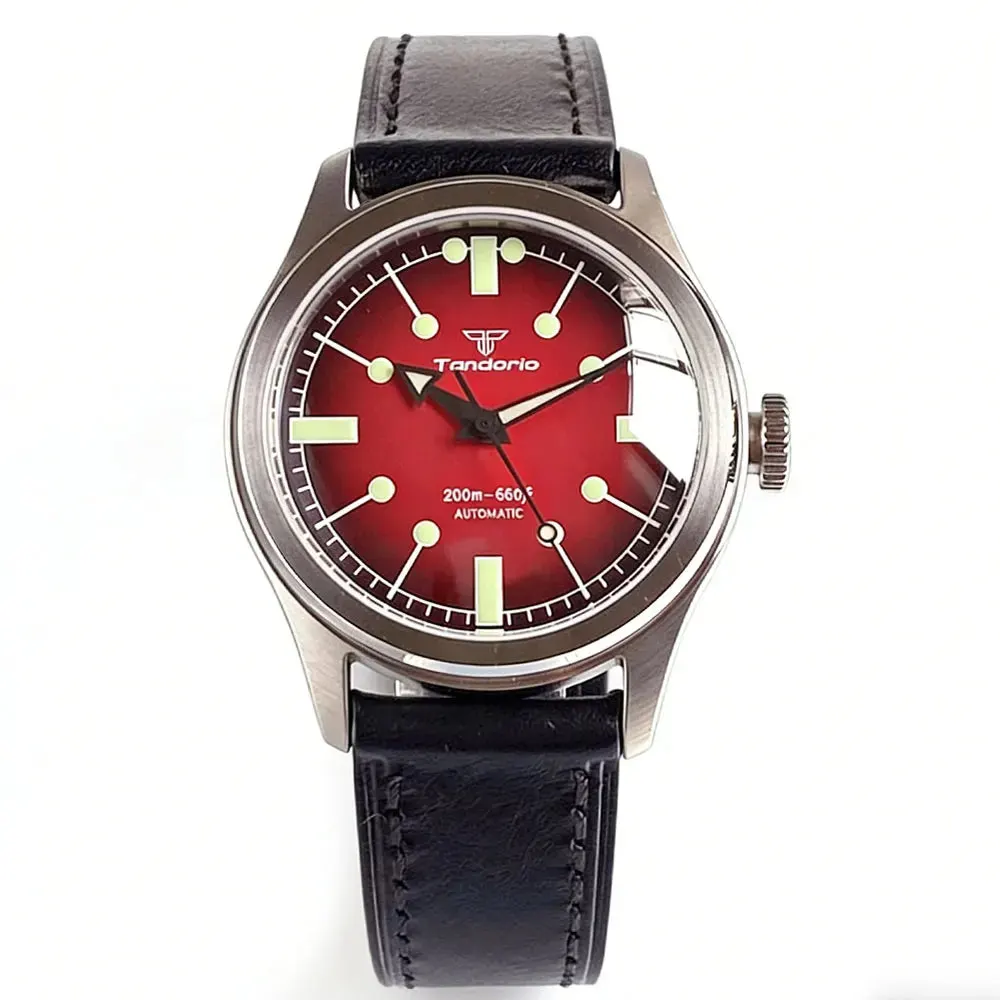 Montre Tandorio TD158A Automatique 38 mm – Rouge / NH35A
