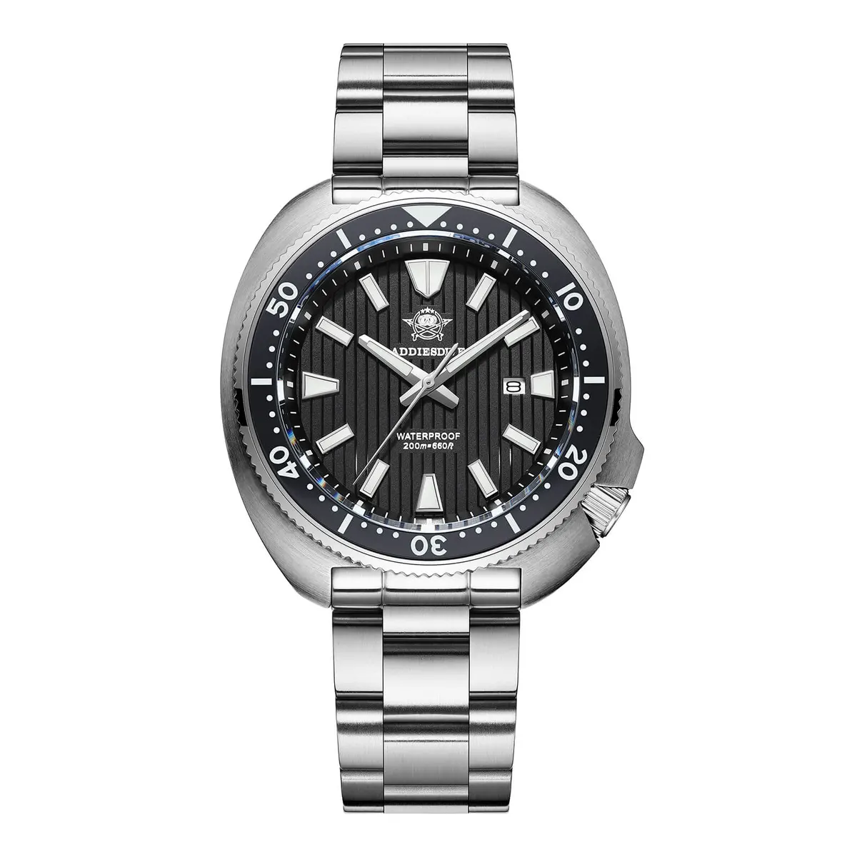 Montre Addiesdive AD2507 Quartz 43,8 mm – Noir