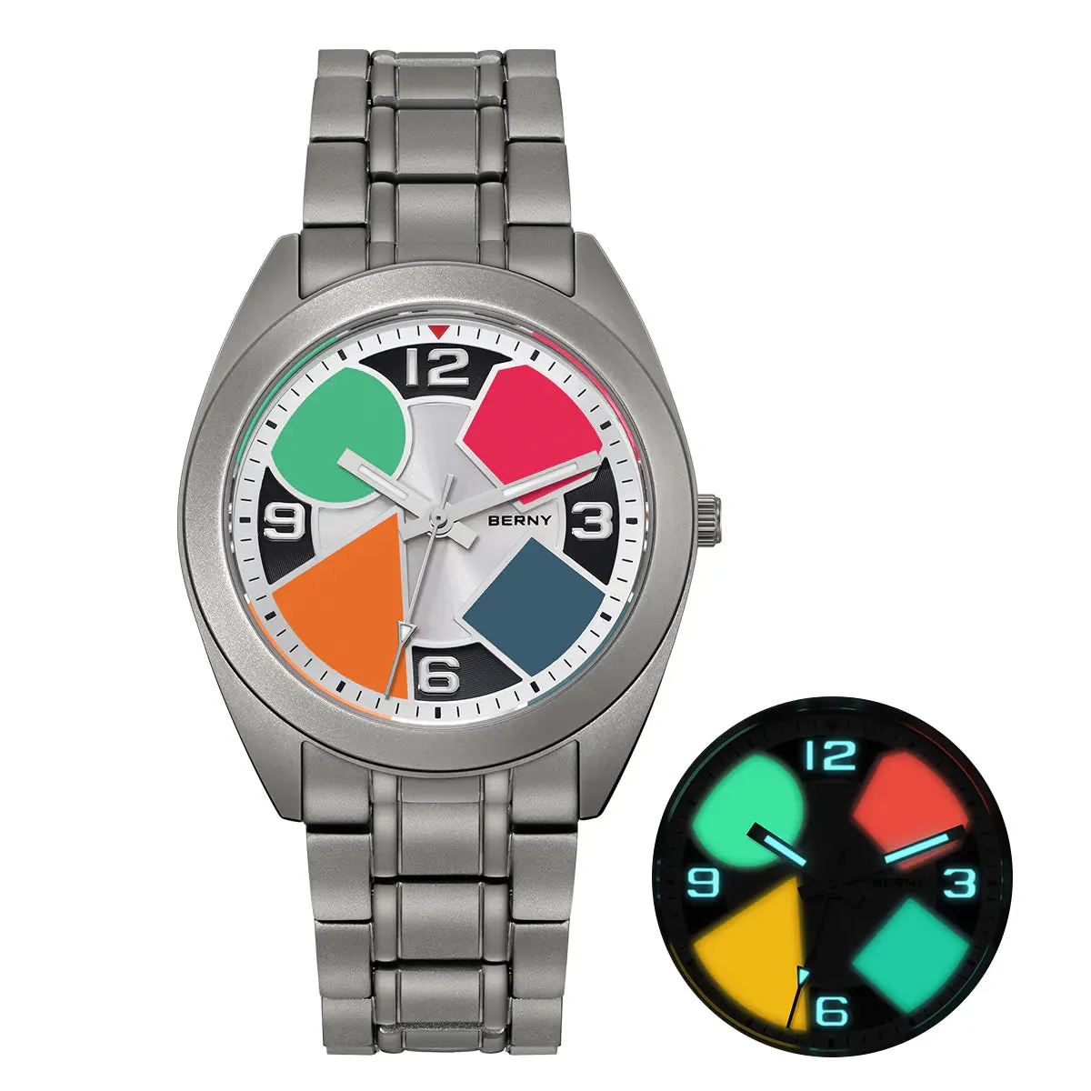 Montre Berny T2570MS Quartz – Blanc