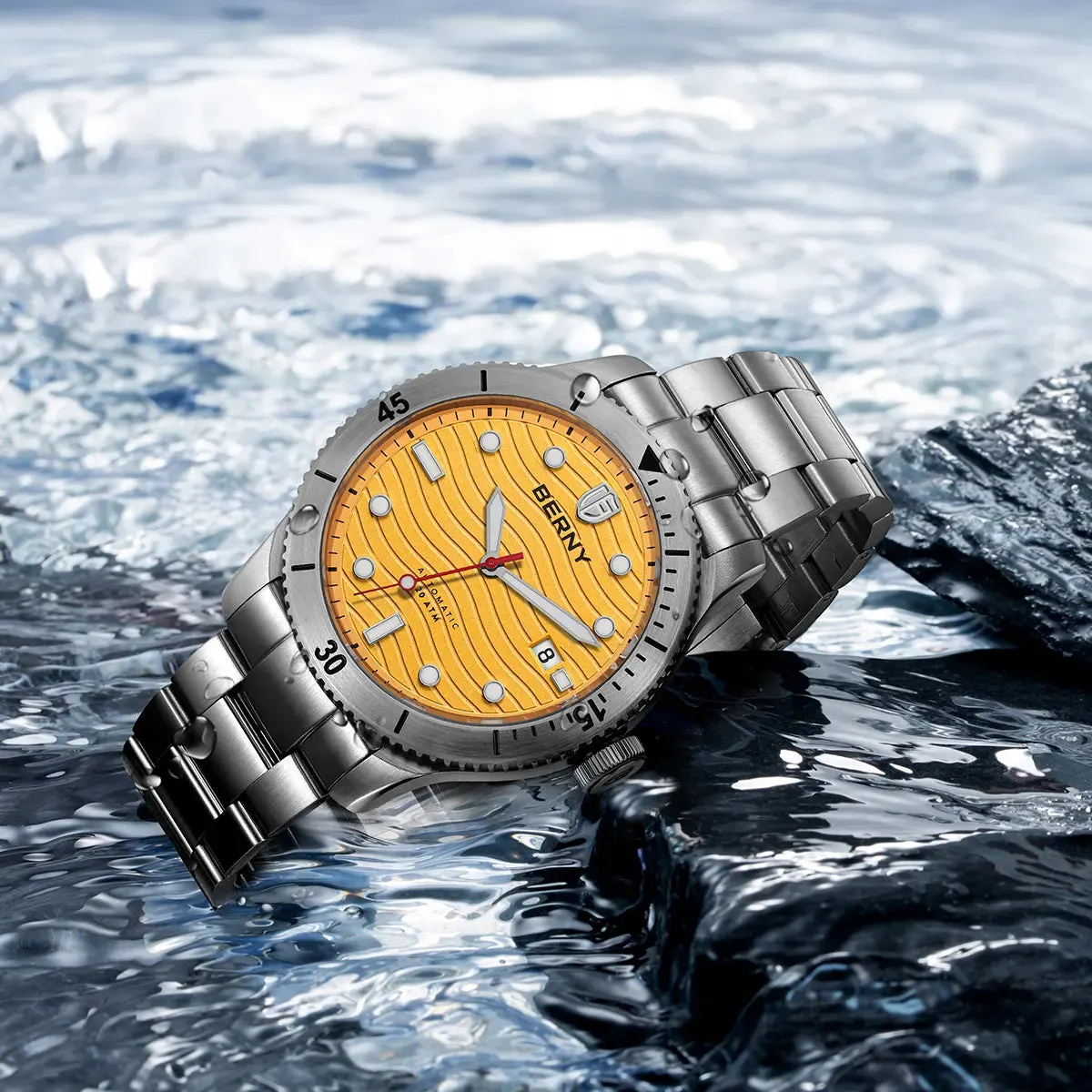Montre Berny AM134M – Jaune