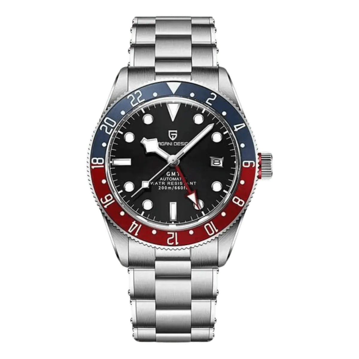 Montre Pagani Design PD-1706 Automatique 40,2 mm – Bleu rouge