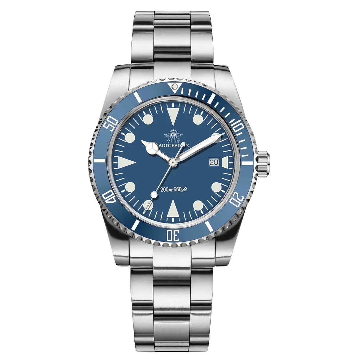 Montre Addiesdive AD2068 Quartz 39 mm – Bleu