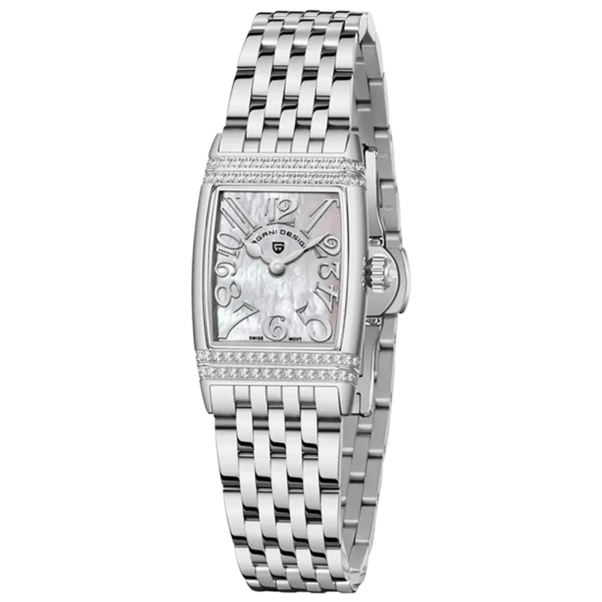 Montre Pagani Design PD-1737 Quartz 22 mm – Blanc / Argent