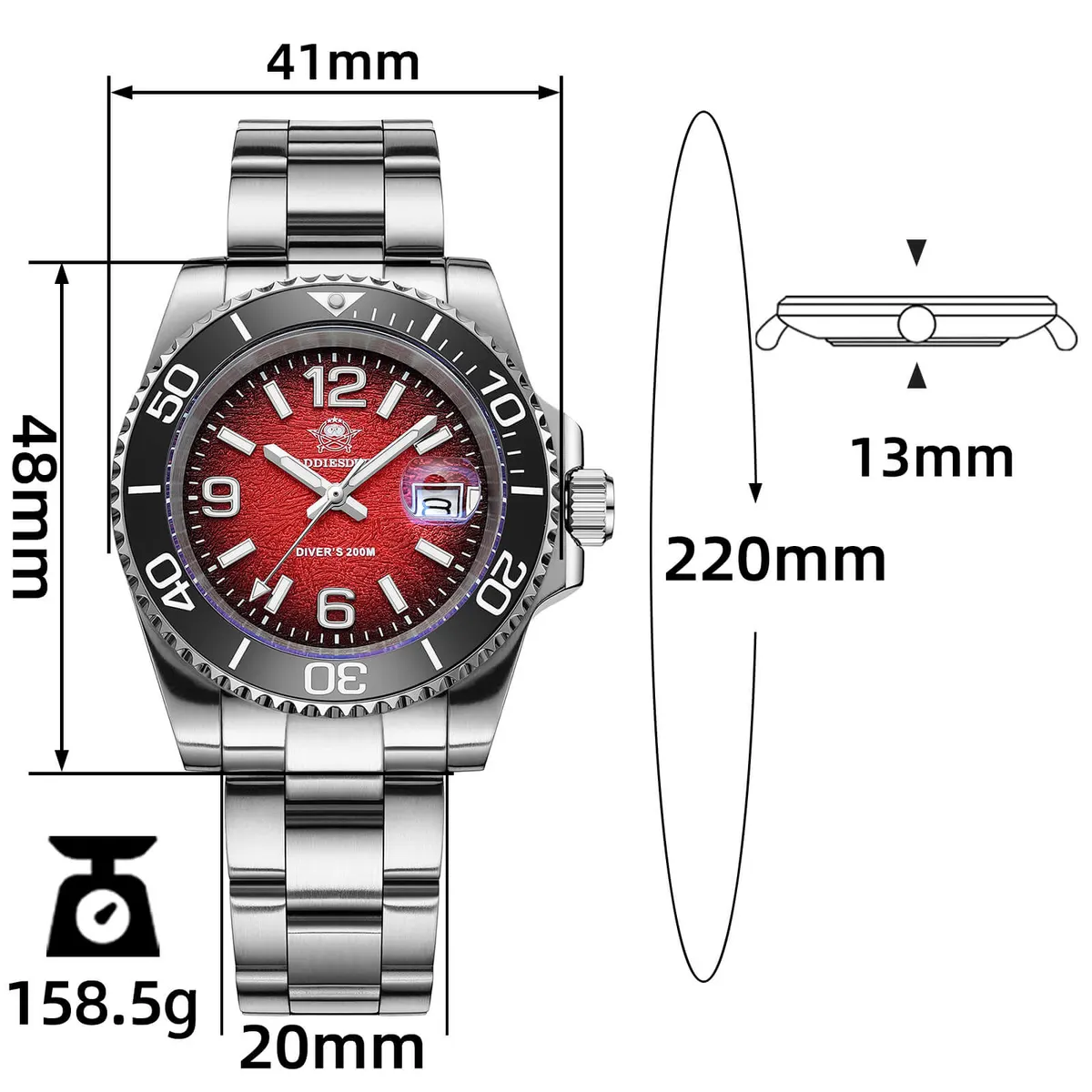 Montre Addiesdive AD2513 – Réf. AD2513-5