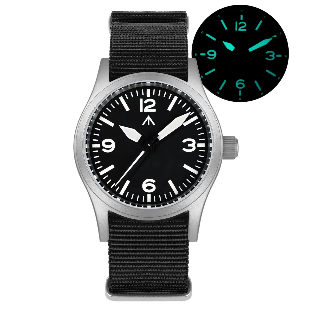 Montre Militado Quartz 38 mm – Noir