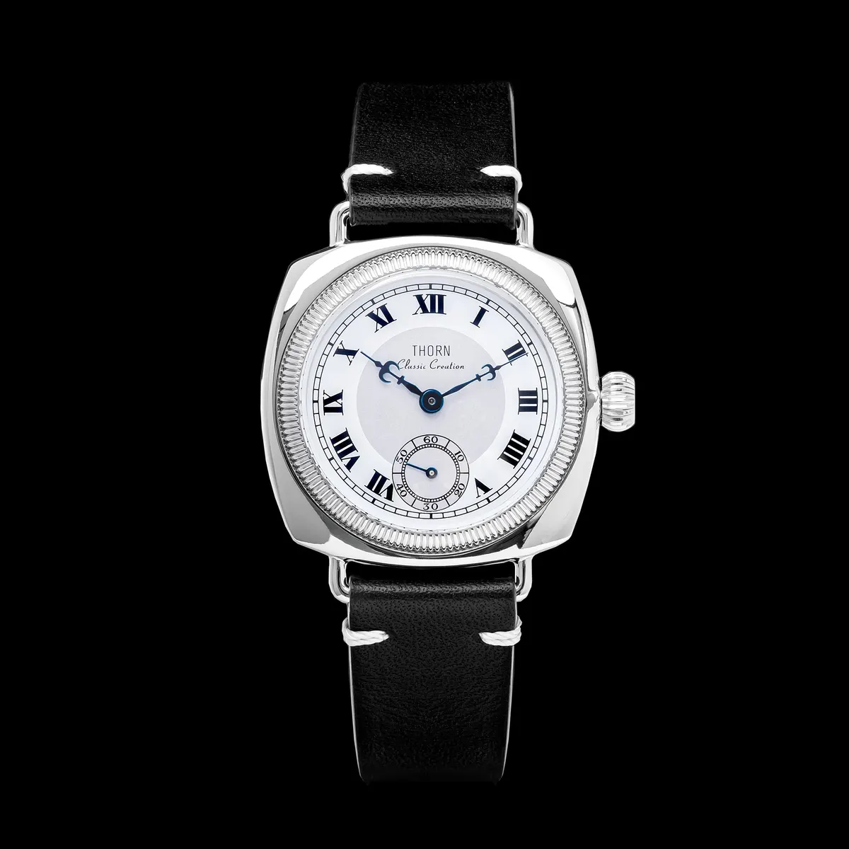 Montre Thorn VD78 Automatique 36 mm – Argent · Cadran noir