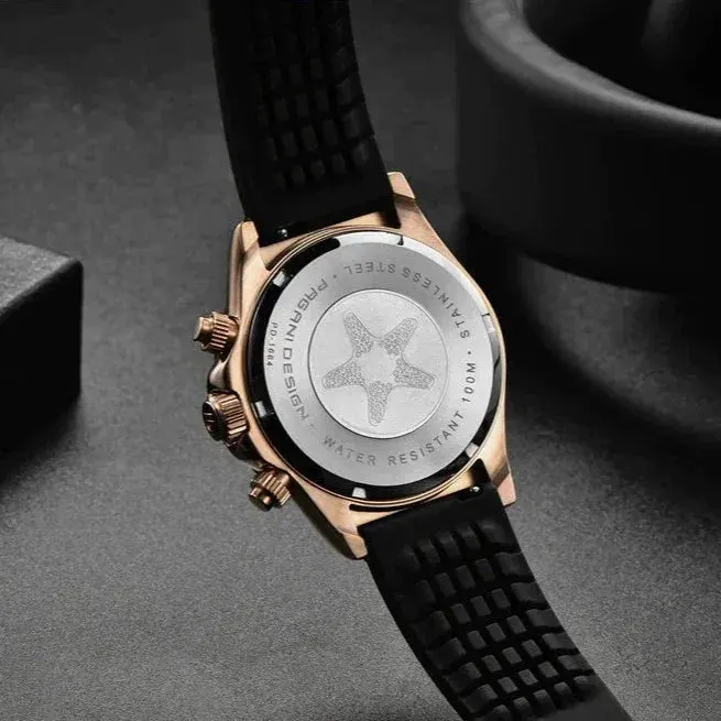 Montre Pagani Design Méca-quartz 40 mm – Café