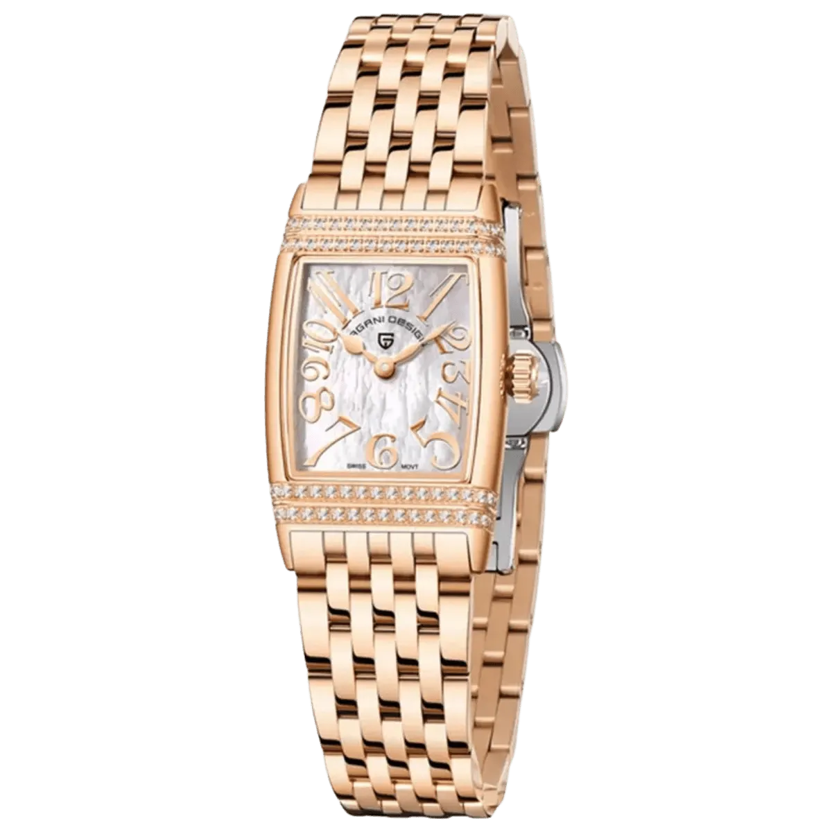Montre Pagani Design PD-1737 Quartz 22 mm – Blanc / Or