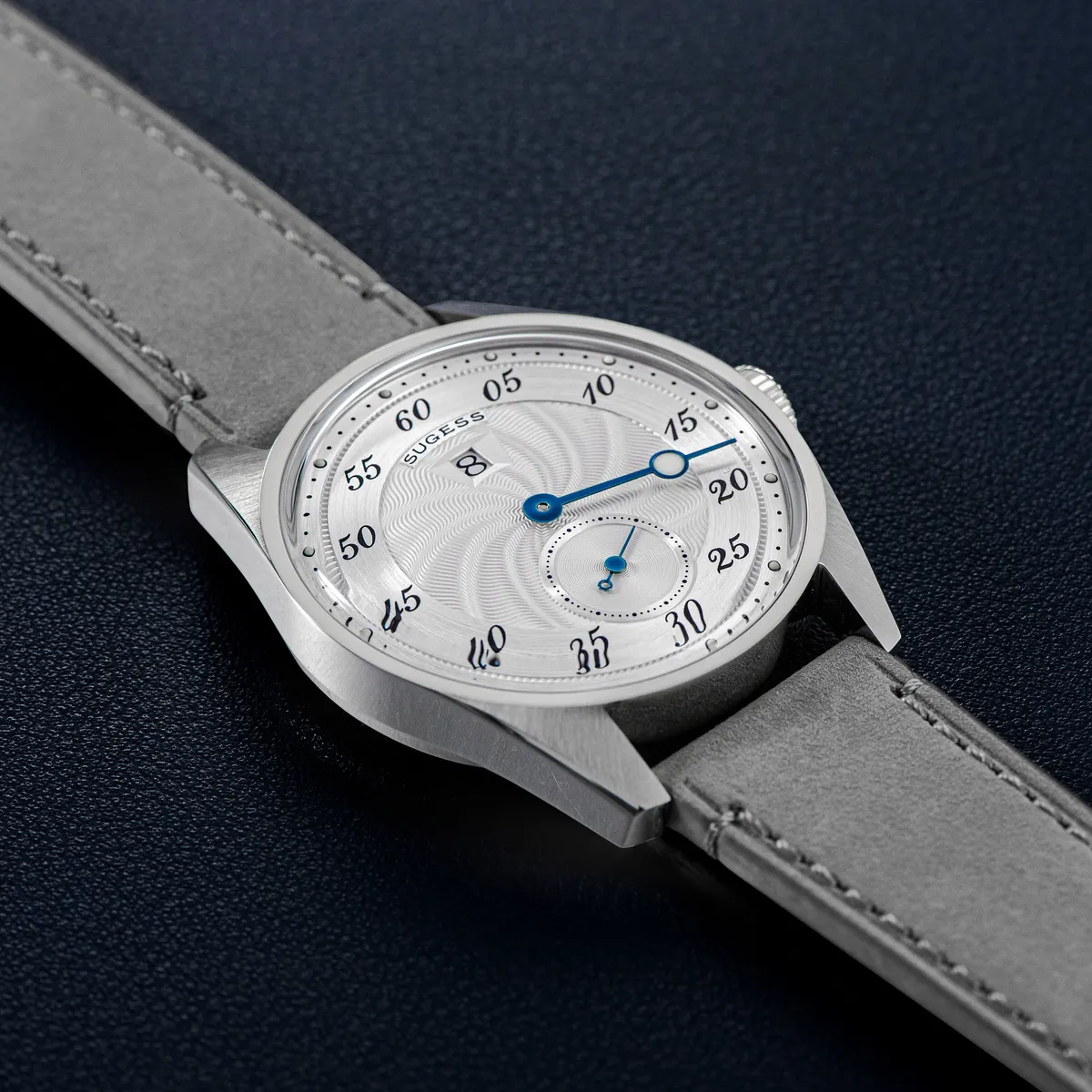 Montre Sugess S451-1 – Bracelet gris cuir