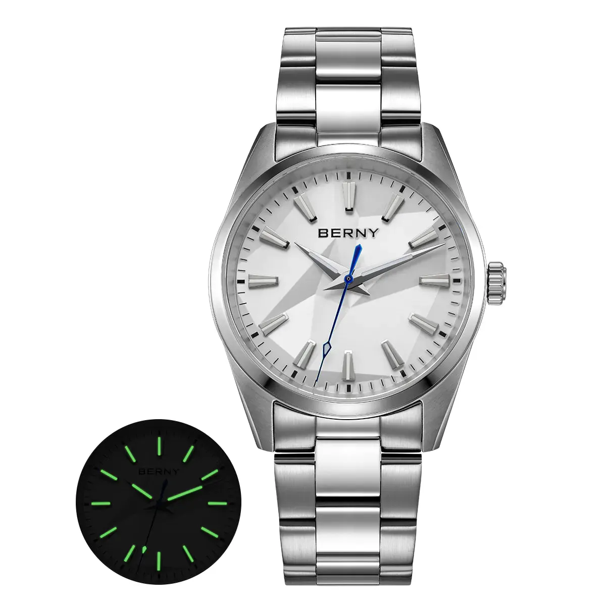 Montre Berny Quartz – Blanc