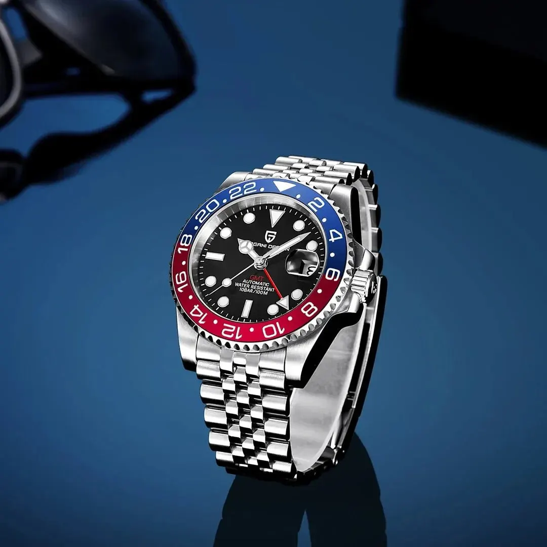 Montre Pagani Design Automatique 40 mm – Noir / Bracelet Oyster