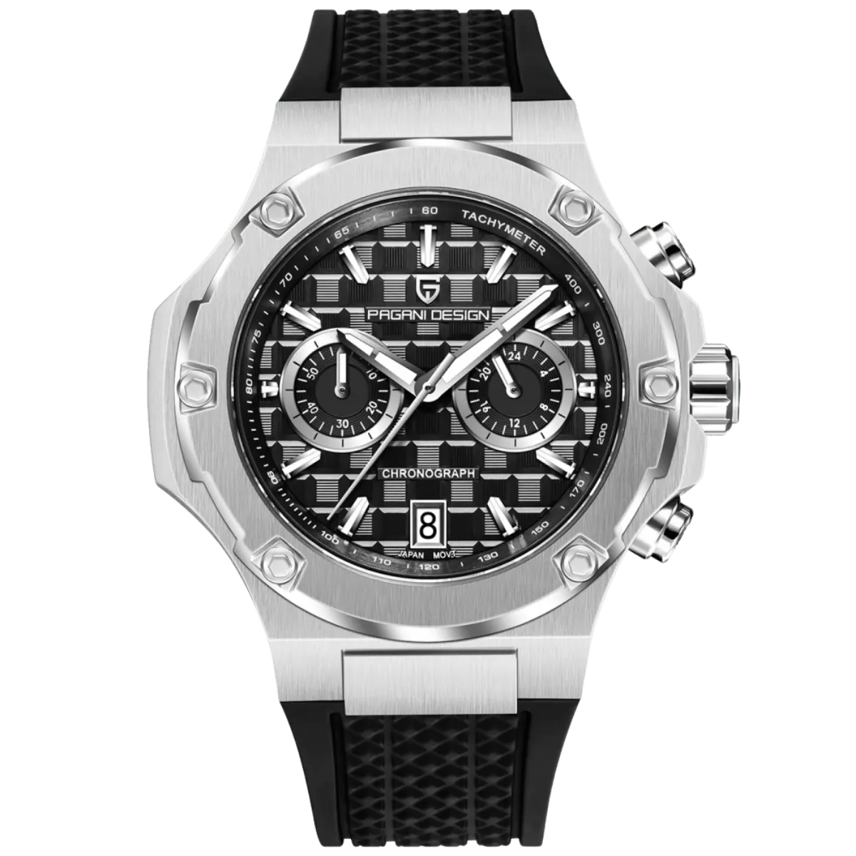 Montre Pagani Design PD-YS032 Méca-quartz 44 mm – Argent