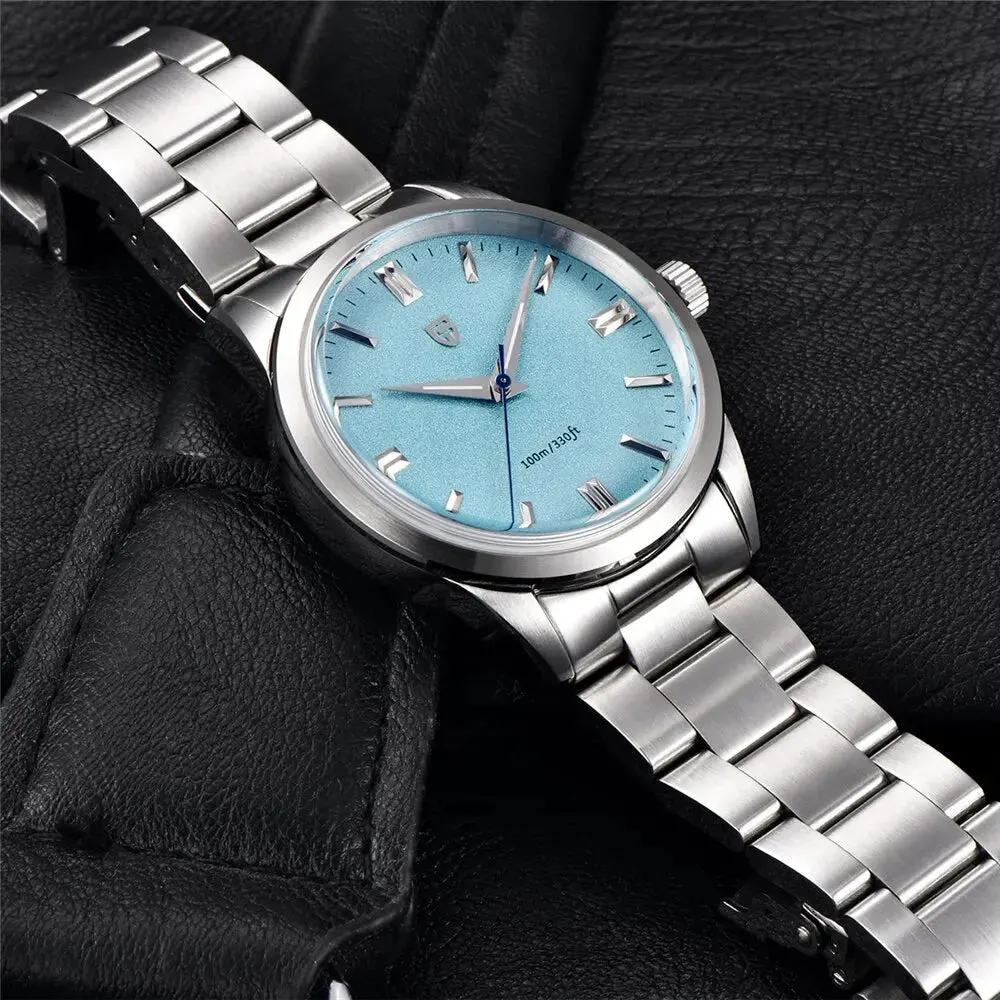 Montre Pagani Design Quartz 38 mm – Bleu ciel