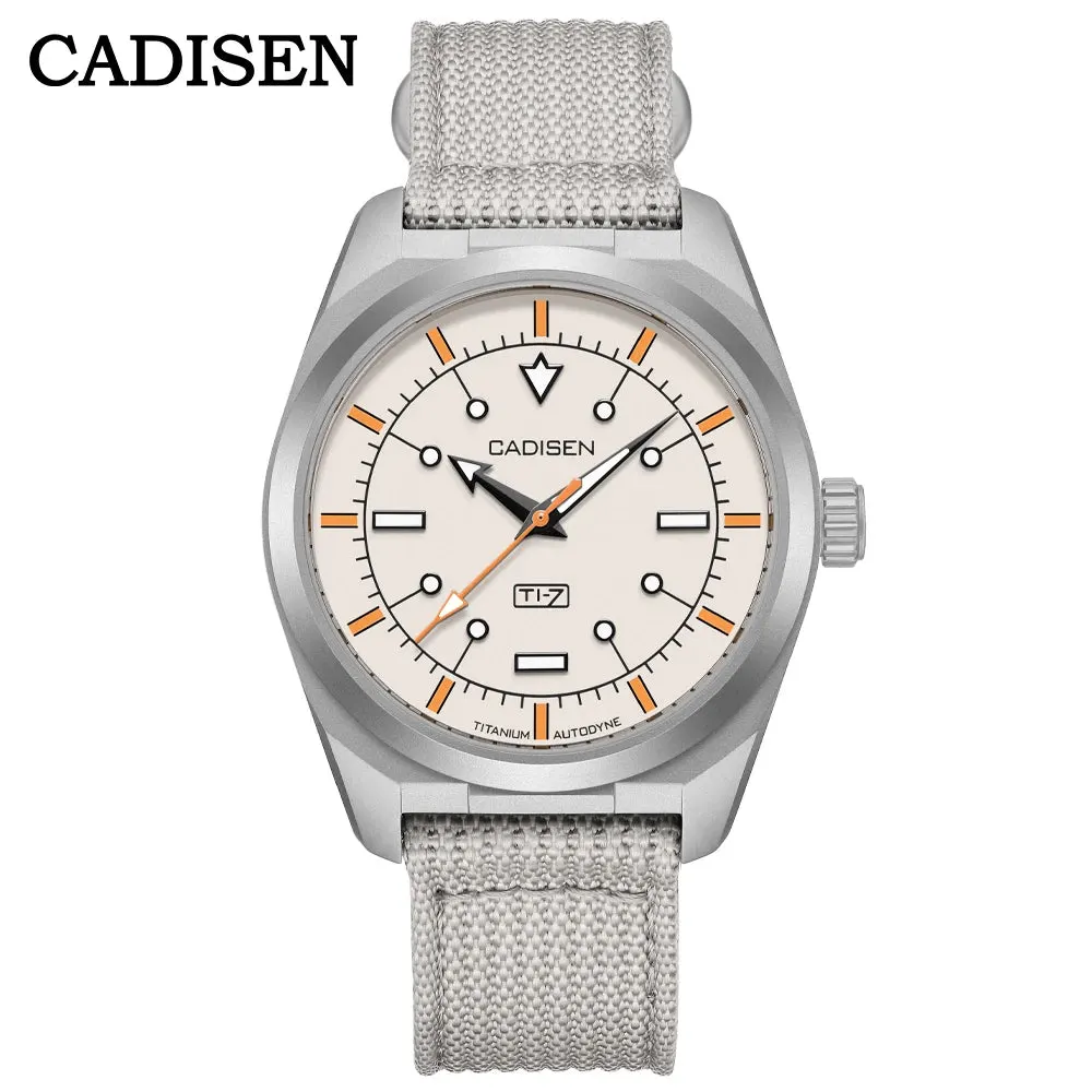 Montre Cadisen Automatique 40 mm – Blanc