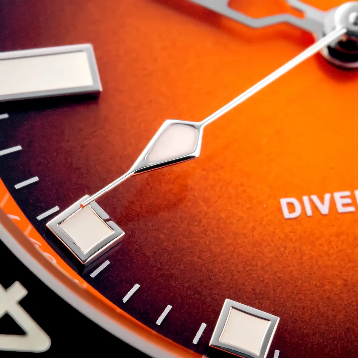 Montre Addiesdive AD2089 – Orange / Bracelet acier