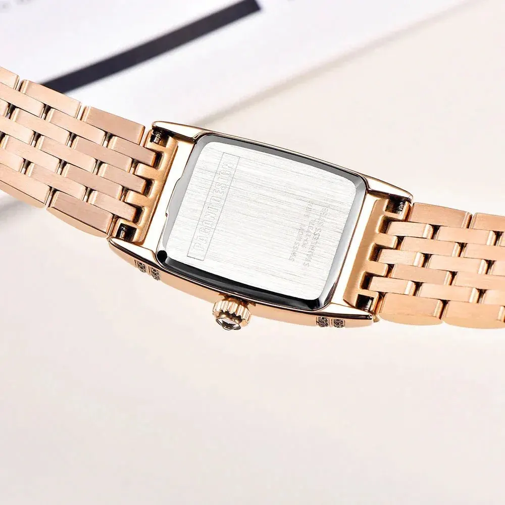 Montre Pagani Design Quartz 22 mm – Blanc / Or