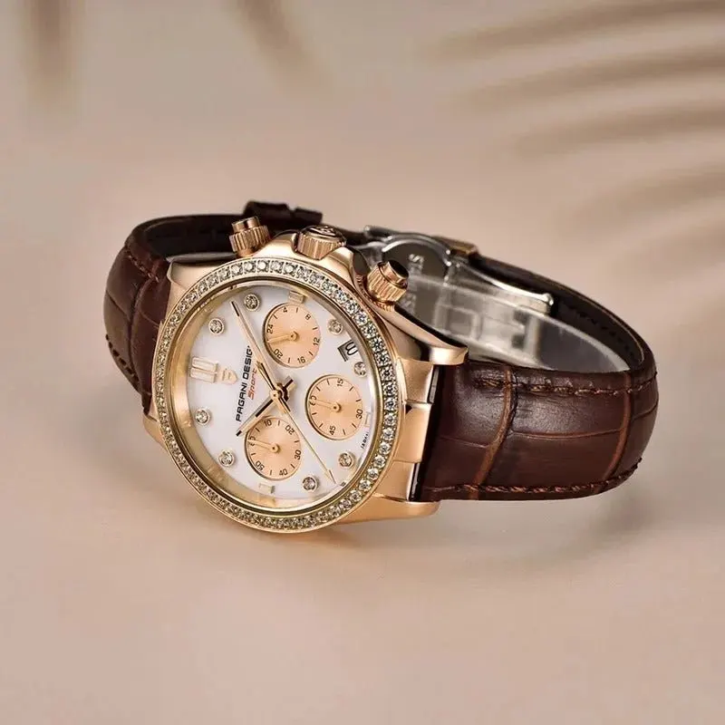 Montre Pagani Design Quartz 36 mm – Blanc