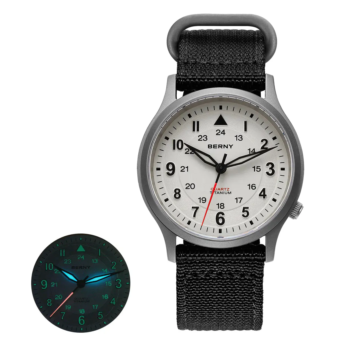 Montre Berny T2596M Quartz – Blanc