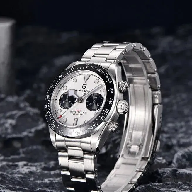 Montre Pagani Design Méca-quartz 39,5 mm – Noir / Bracelet Oyster