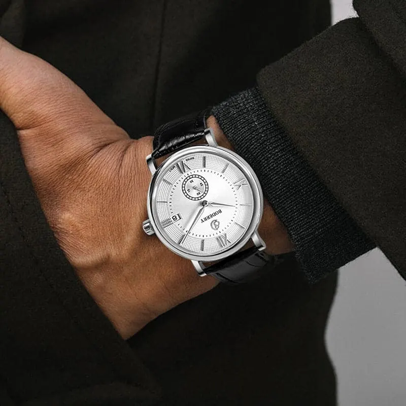 Montre Boderry Quartz 40 mm – Cuir